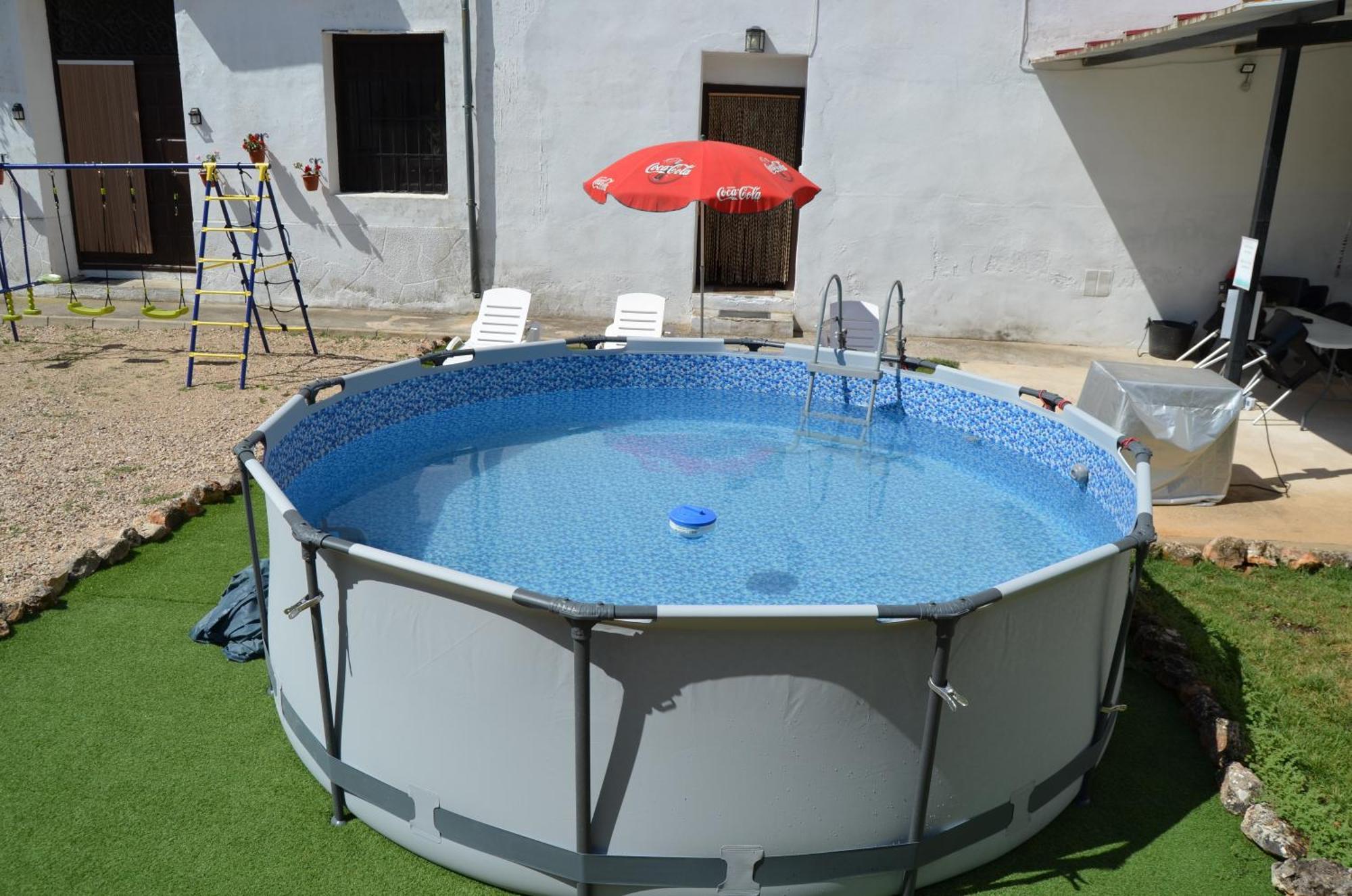 Villa La Antigua, Casa Centrica, Amplio Patio, Piscina Y Barbacoa Campillo de Altobuey Exterior foto